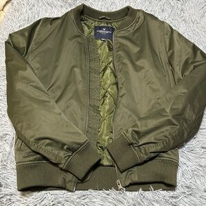 American Eagle Army Green Bomber Jacket Women’s